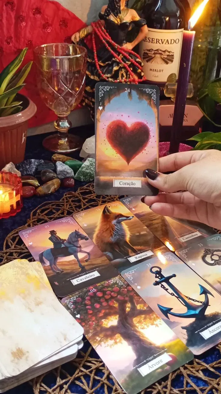 Videntes profesionales realizando lectura esotérica con velas